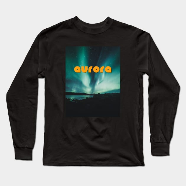 Aurora Long Sleeve T-Shirt by Digital GraphX